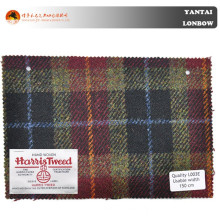 Harris Tweed lã melton tecido para sobretudo